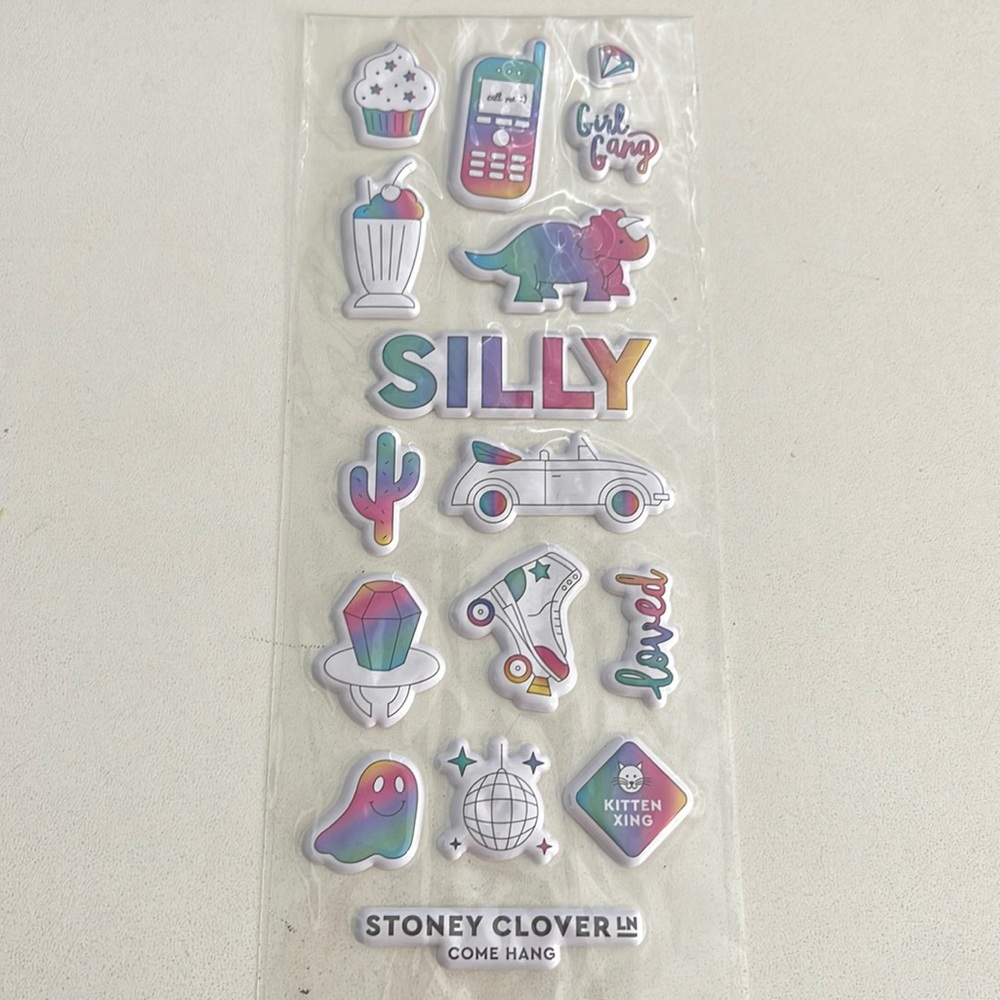 Stoney Clover Lane SCL set of puffy stickers